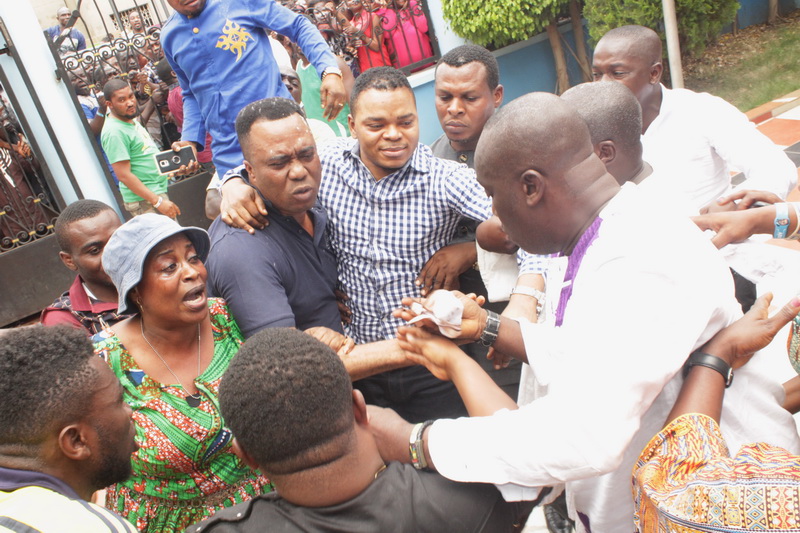 Bishop Obinim rains curses on ‘bad’, ‘wicked’ policemen