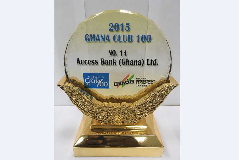 Access Bank moves up 39 places in Ghana Club 100 ranking