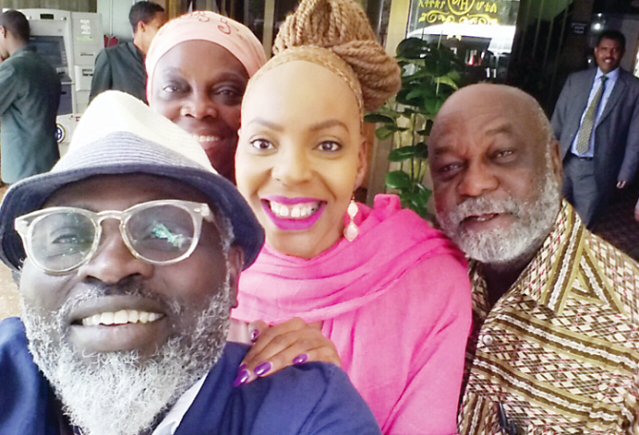 The Ghanaian team who attended the HIBF 
