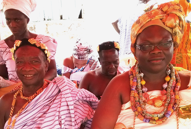 Christine Egbeadzor enstooled Queenmother of Likpe-Abrani Gudeve
