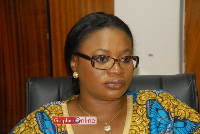 Chairperson of the Electoral Commission (EC), Mrs Charlotte Osei
