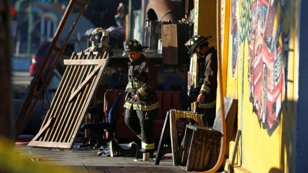 The building did not have a sprinkler system