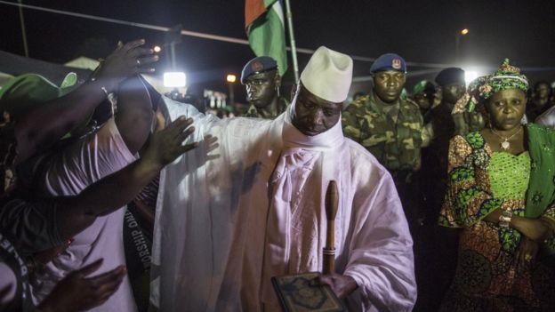 Yahya Jammeh has been president for 22 years