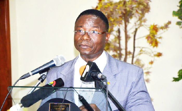 Mr Prosper K Agblor speaking about actions done so far about election related violence 