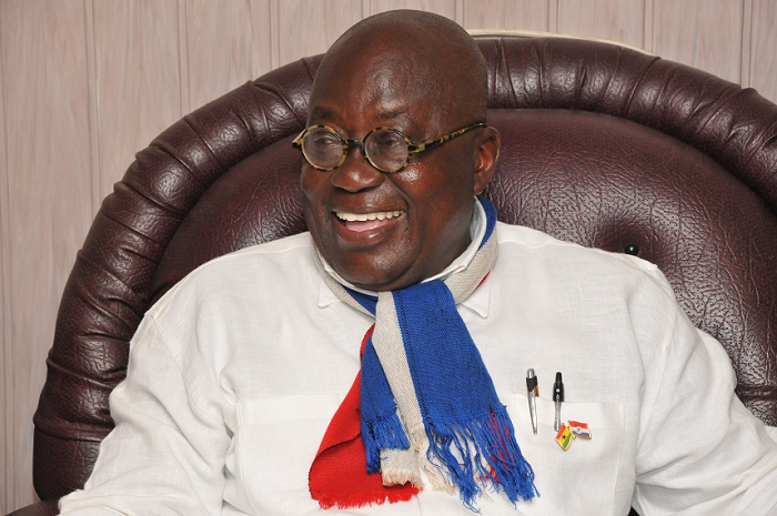 Nana Addo-Dankwa Akufo-Addo of the New Patriotic Party (NPP) the President-elect of Ghana.