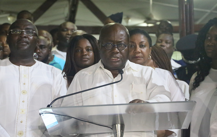 President elect - Nana Addo Dankwa Akufo Addo