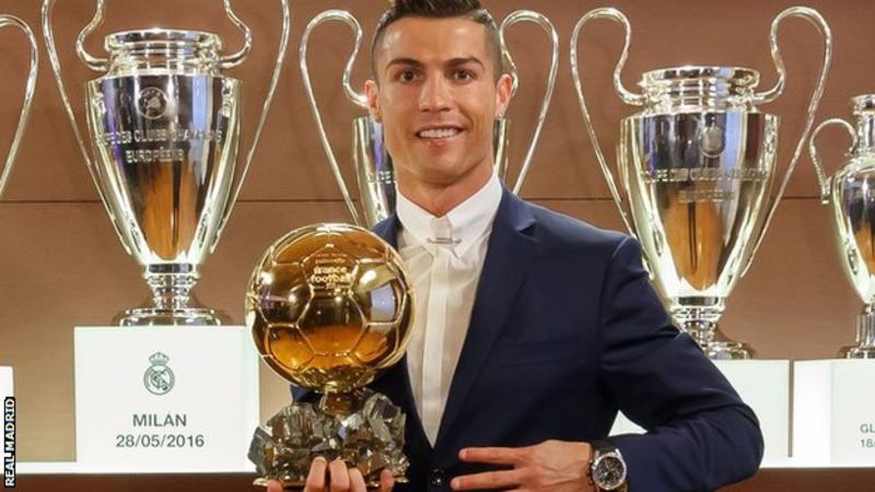 Cristiano Ronaldo and Lionel Messi have now won the past nine Ballon d'Or awards between them