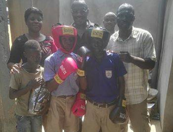 Ray Opoku donates equipment to support juvenile boxing