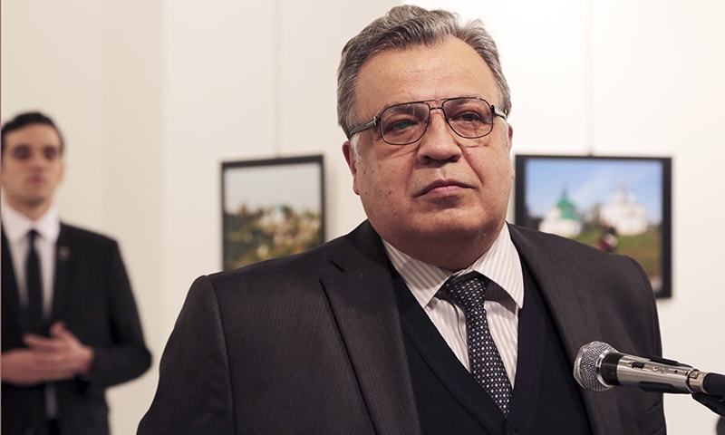 Russian ambassador to Turkey shot dead in Ankara