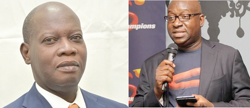 Mr William Tevie, Director-General, NCA and Mr Cecil Sunkwa Mills, General Manager, Multichoice Ghana