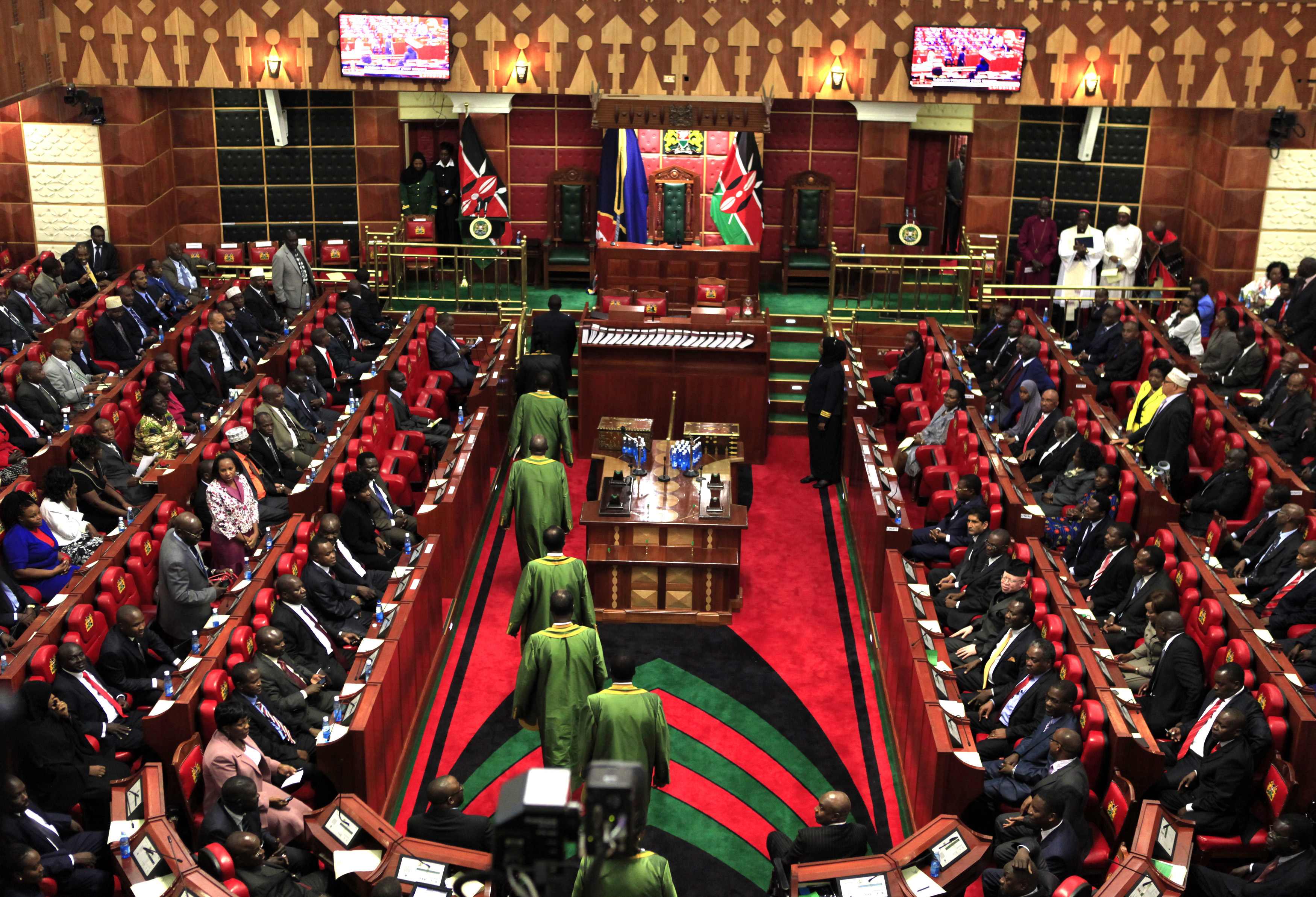 Fistfight breaks out in Kenya parliament