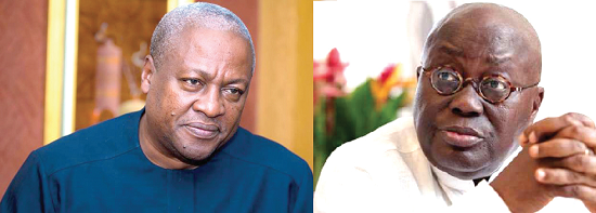 President John Mahama and President-elect Nana Akufo-Addo