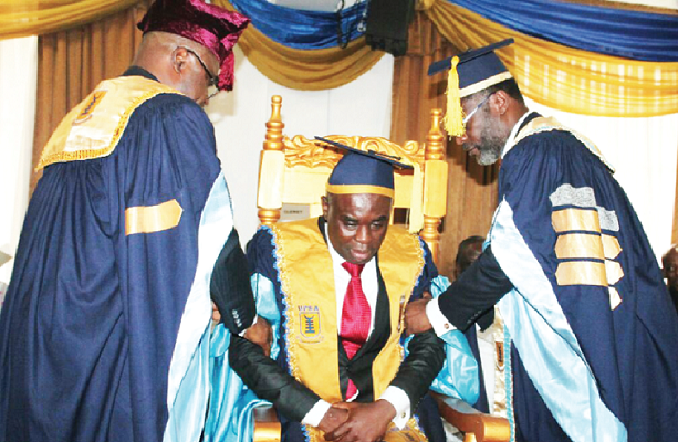 Prof. Okoe Amartey takes over as UPSA’s VC