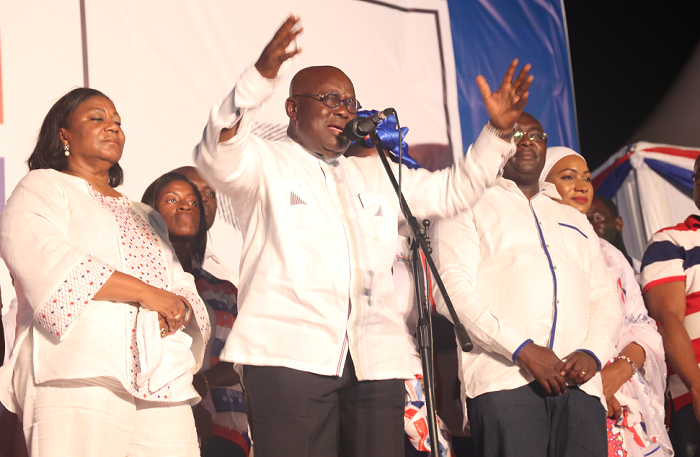  Nana Addo Dankwa Akufo-Addo, re-affirming his resolve to save Ghana from becoming a failed state.