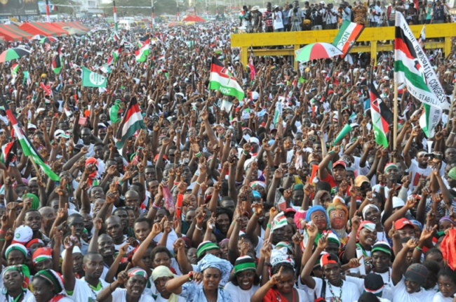 The overwhelming turnout of supporters of the National Democratic Congress (NDC) in the Eastern Region at the mammoth rally 