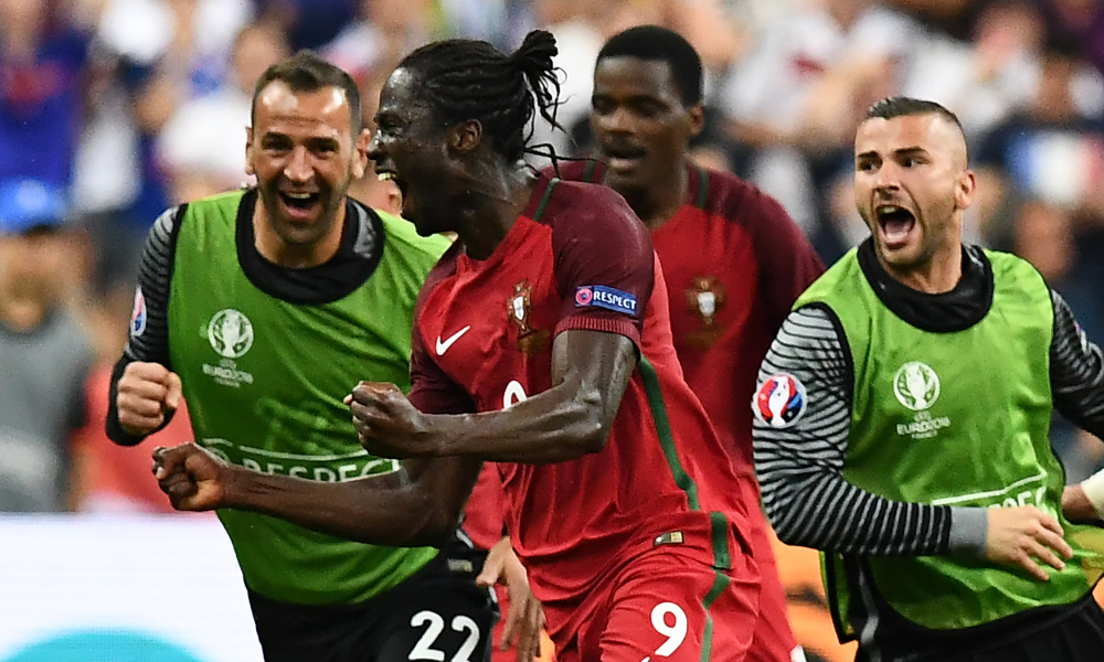 Dreadlocked Eder fired a low 25-yard drive past keeper Hugo Lloris