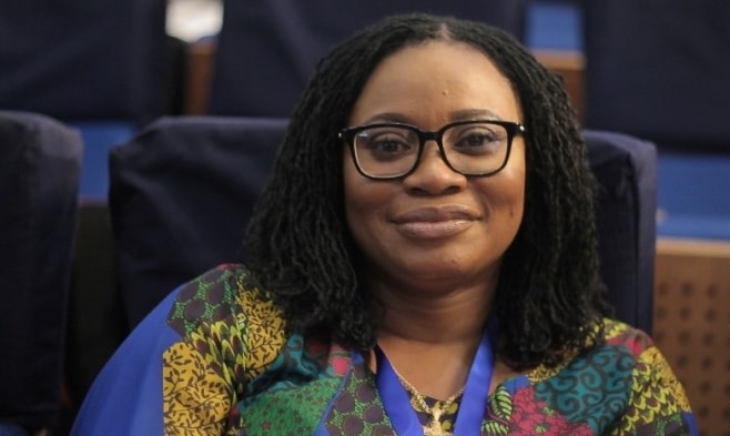 Mrs Charlotte Osei, EC boss