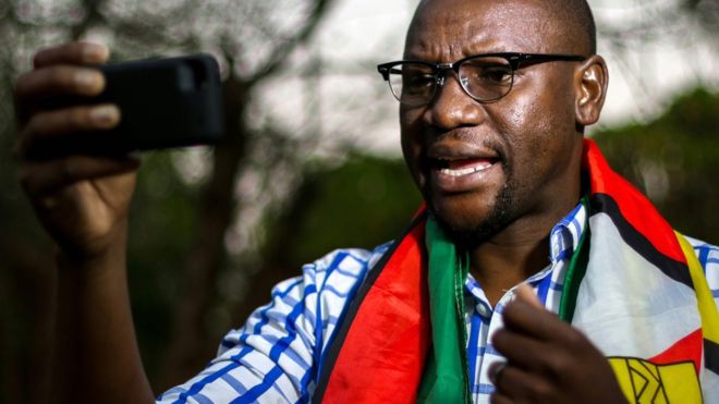Evan Mawarire has been posting videos asking people "to be bold" and protest