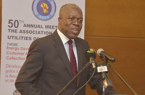 Vice-President Amissah-Arthur addressing the participants in the opening ceremony. Picture: EMMANEUL QUAYE