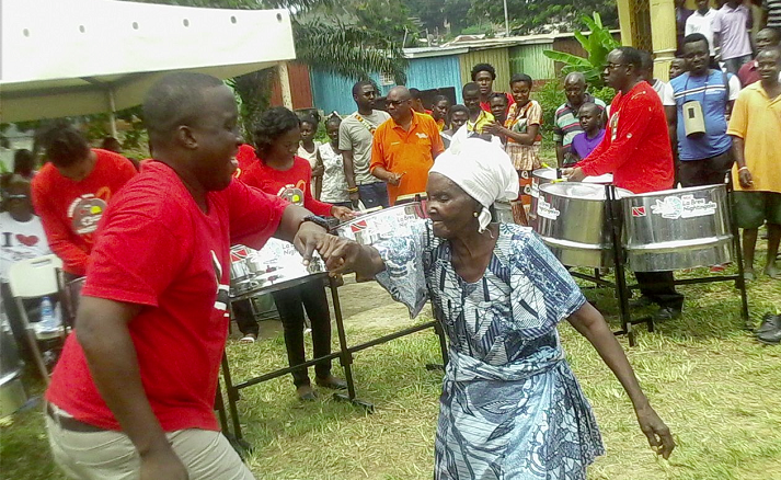 Madam Grace was marvellous with her dance moves