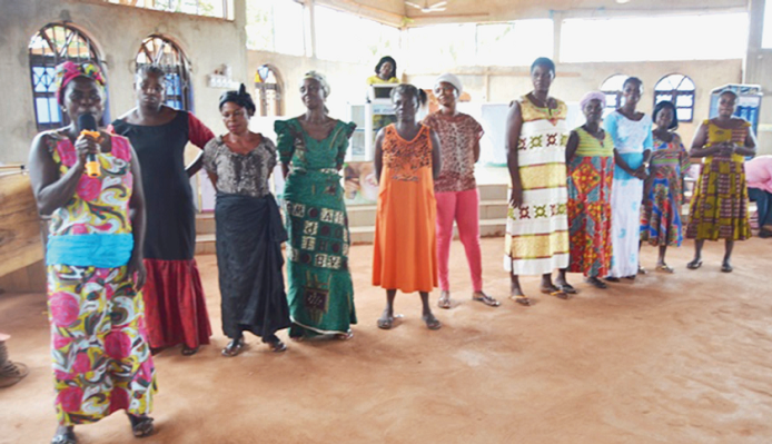 Some beneficiaries took turns to comment on the screening exercise