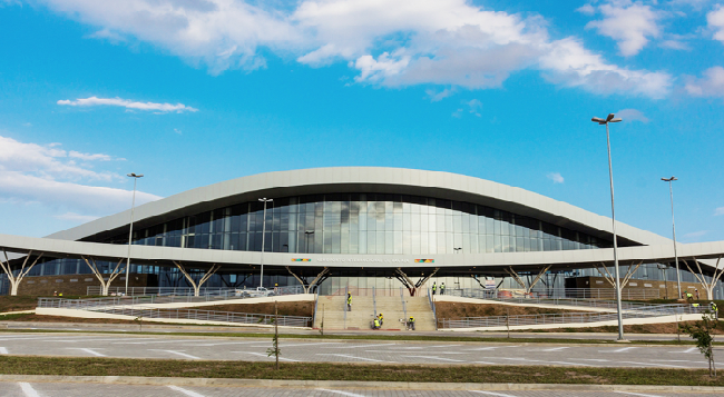 Nacala Airport, Mozambique, constructed by Odebrecht