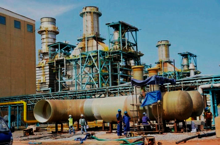 The Chinese loan aided the Aboadze Gas infrastructure