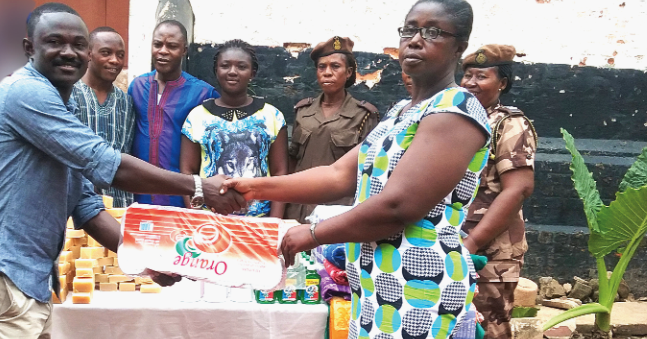 Two organisations donate  to Kumasi Central Prisons