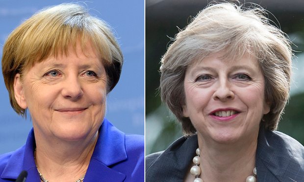 May meets Merkel: historic encounter dominated by Brexit