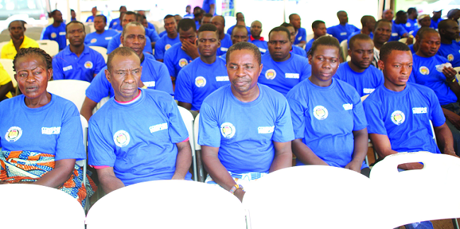 A section of participants from the communities