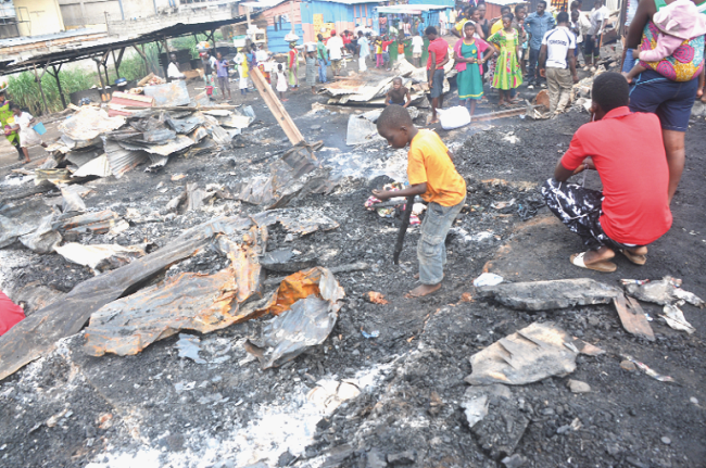 Baby dies in Kumasi slum fire outbreak