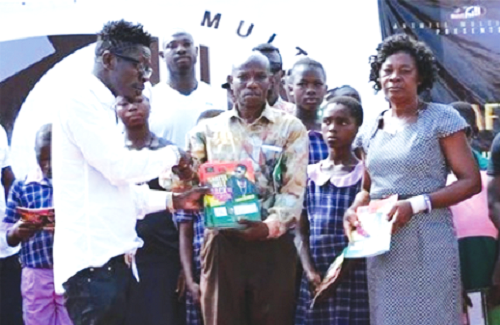 Shatta on peace tour
