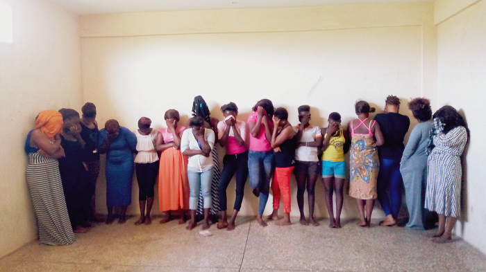  Suspected commercial sex workers at the Taifa Police Station