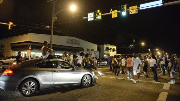 US protests after police shooting of black man in Louisiana