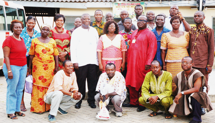 The Board of Directors of the Graphic Communications Group Limited with (GCGL) the staff and vendors in Koforidua