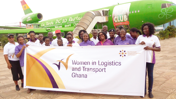 Some of the members of WiLAT during the health walk 