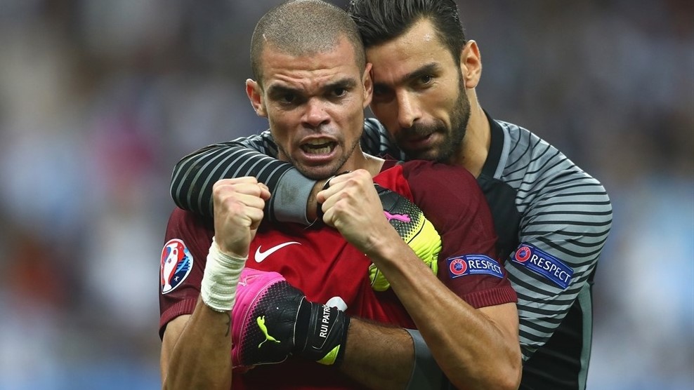 Portugal duo Pepe and Rui Patricio were named in the team
