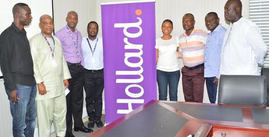 Kotoko and Hollard officials after the signing.