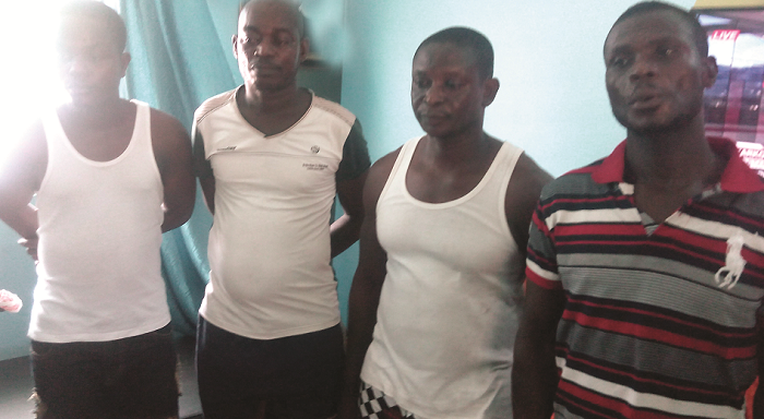  From left: Paul Larbi, Asafoatse Armah, Aziz Allortey and Nii Aklamah Tagoe 