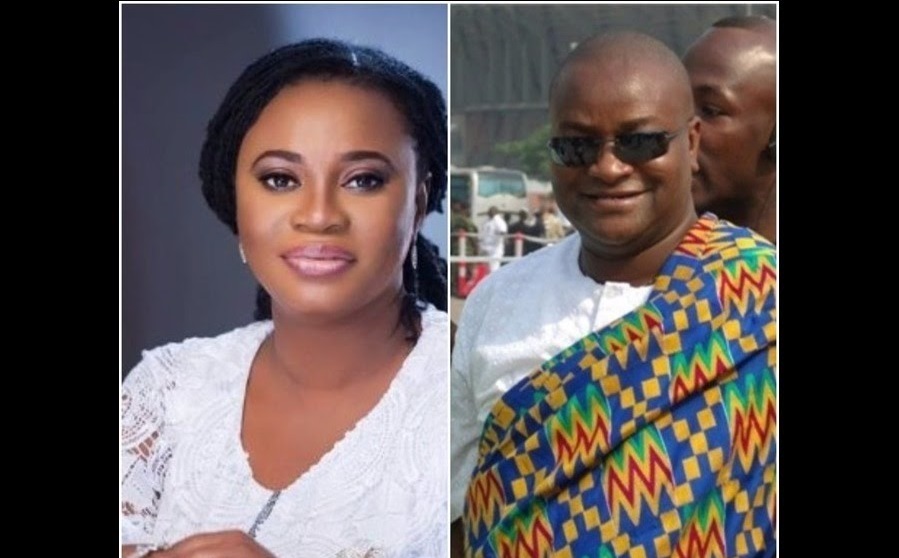 Charlotte Osei and Hassan Ayariga