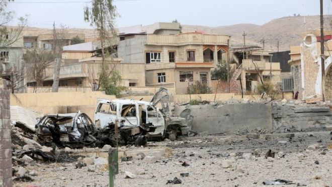 Bashiqa is one of several towns recaptured as Iraqi forces continue their offensive on Mosul