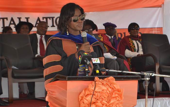 The President of AUCC, Dr Koryoe Anim-Wright