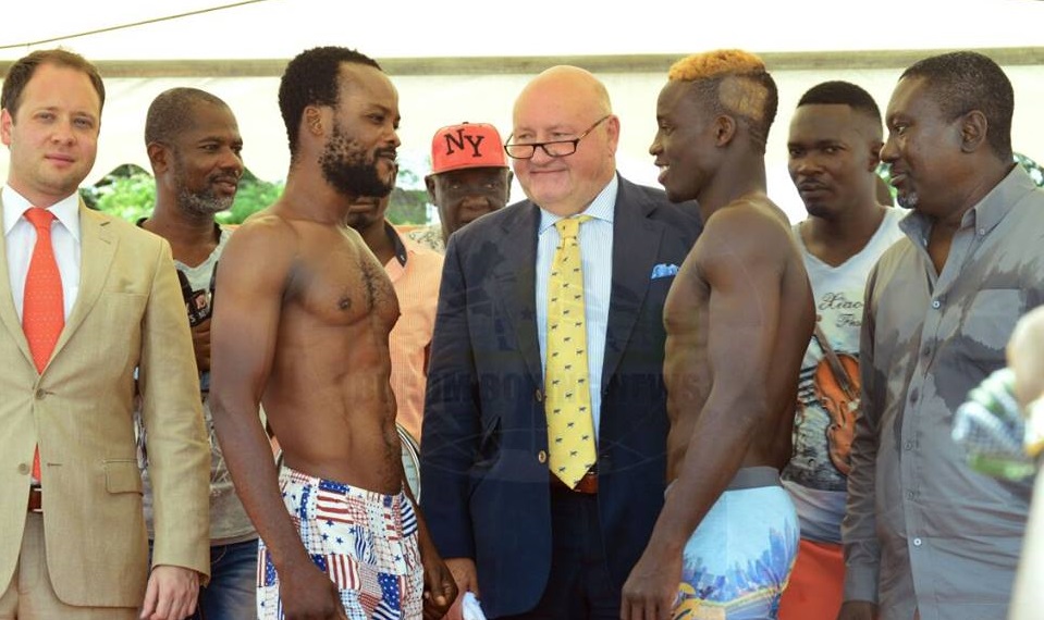 From left to right; Wiktor Slavenzky of ETC Polska, Benjamin Lamptey, Yatzek Shlotarla, Sherrif Quaye and  Herbert Nii Kpakpo Allotei Cofie.