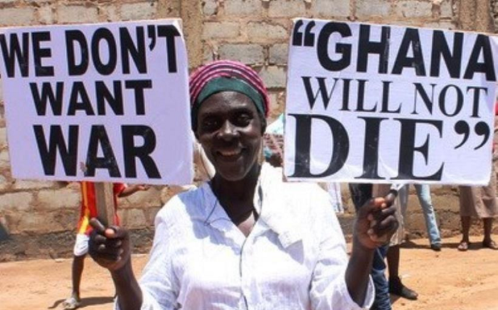 Women march for peace in Cape Coast