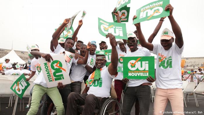 Ivory Coast: Yes campaign wins constitutional vote with 93%