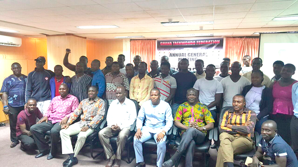 Members of the Taekwondo General Assembly after the meeting