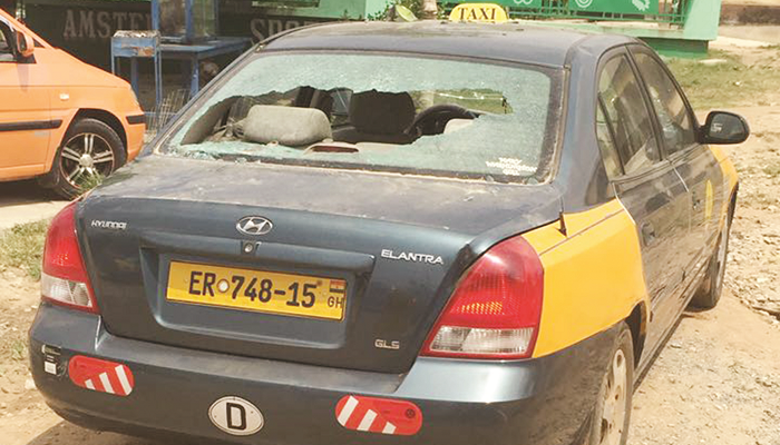 The clash resulted in the destruction of properties in people’s homes and shops