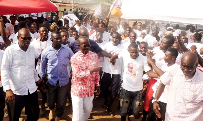 Dr Nduom begins Accra tour; Promises to spread development to all communities