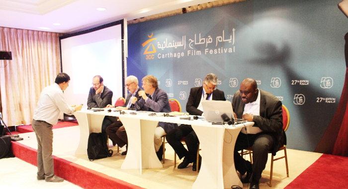 One of the discussion sessions on African film heritage at the Carthage festival