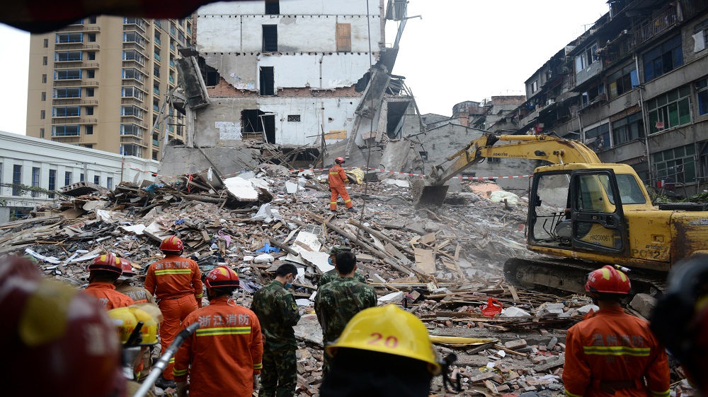 Multiple building collapses in China kill at least 8 